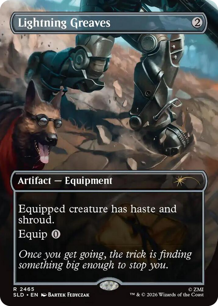 Lightning Greaves (2465) #2465 R - Secret Lair Drop Series Pokemon card