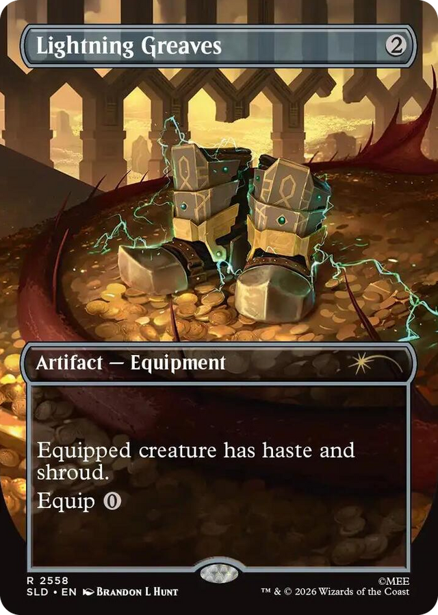 2558 Lightning Greaves (2558) R Secret Lair Drop Series