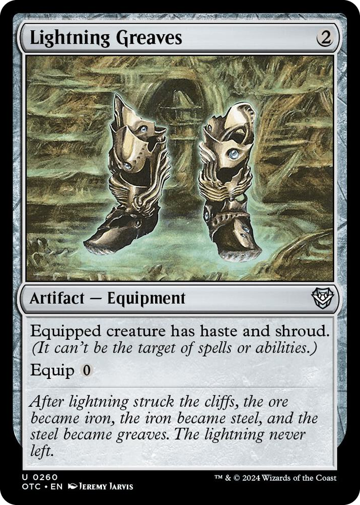 0260 Lightning Greaves U Commander: Outlaws of Thunder Junction