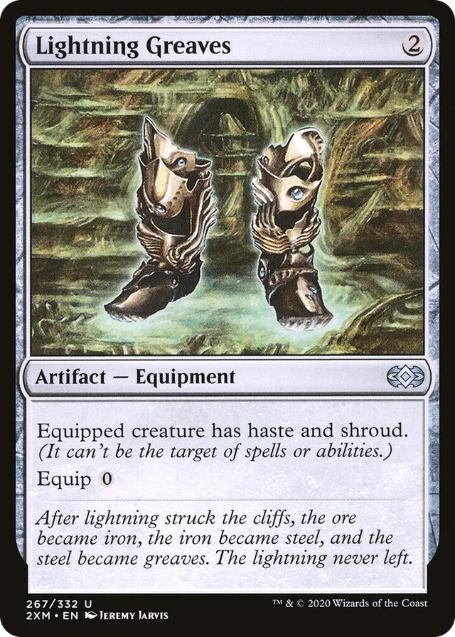 0267 Lightning Greaves U Double Masters