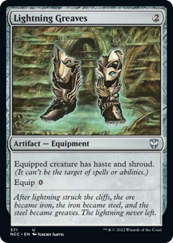0371 Lightning Greaves U Commander: Streets of New Capenna