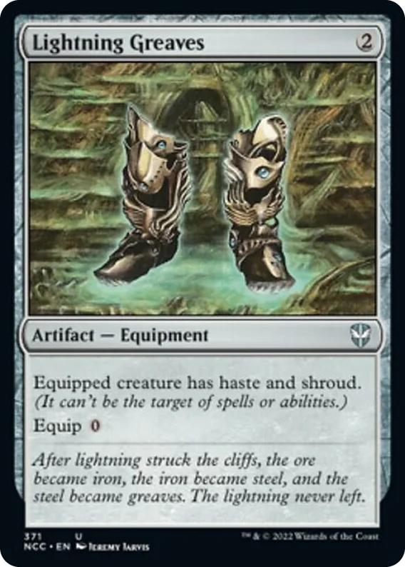 0371 Lightning Greaves U Commander: Streets of New Capenna