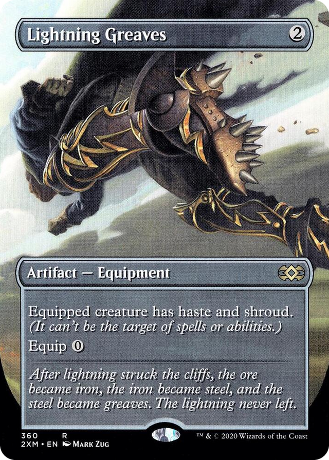 0360 Lightning Greaves (Borderless) R Double Masters