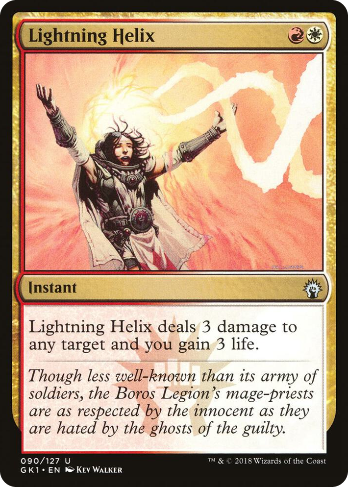 0090 Lightning Helix U Guilds of Ravnica: Guild Kits