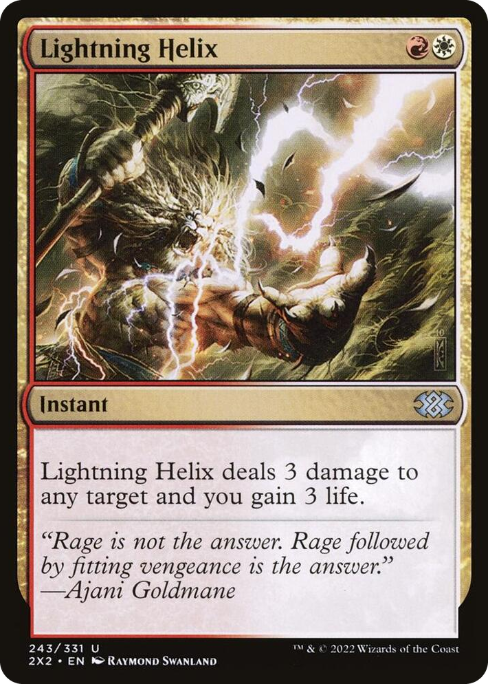 0243 Lightning Helix U Double Masters 2022