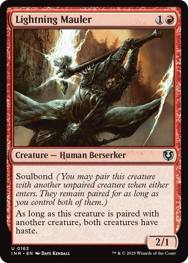 0163 Lightning Mauler U Innistrad Remastered