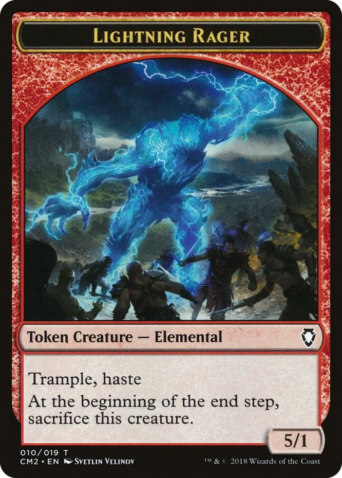 0010 Lightning Rager Token T Commander Anthology Volume II