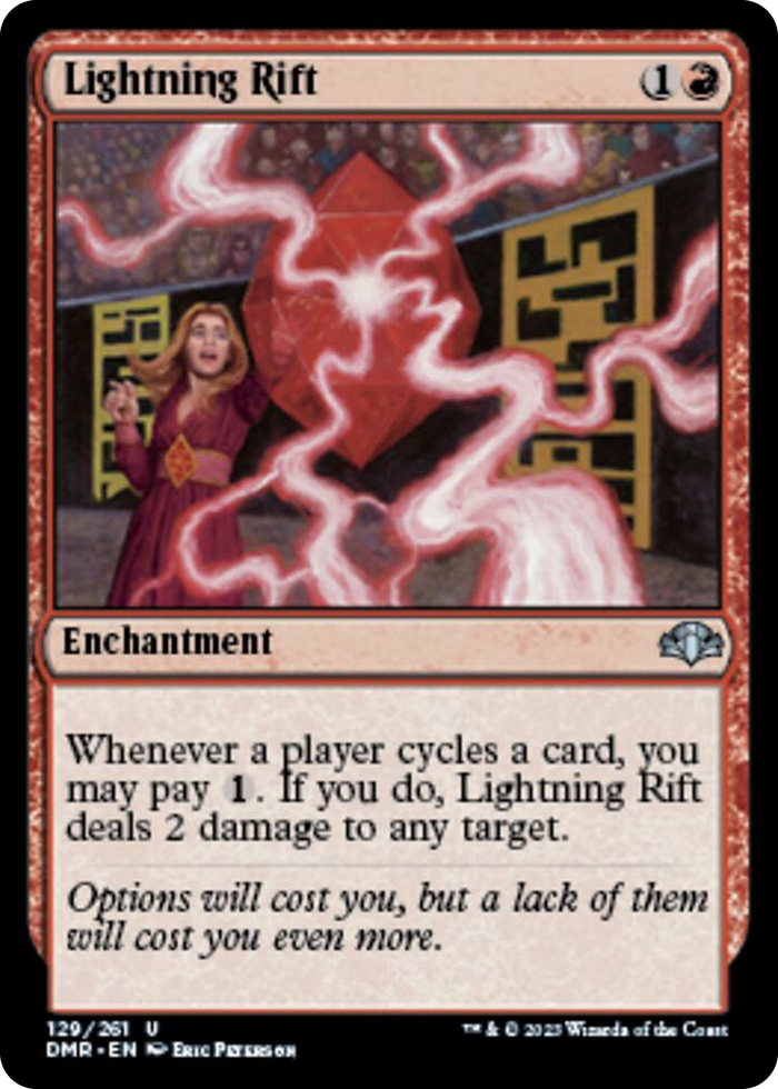 Lightning Rift #129 U - Dominaria Remastered Pokemon card