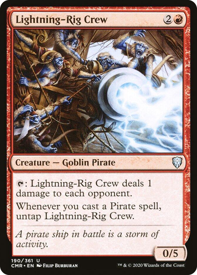 0190 Lightning-Rig Crew U Commander Legends