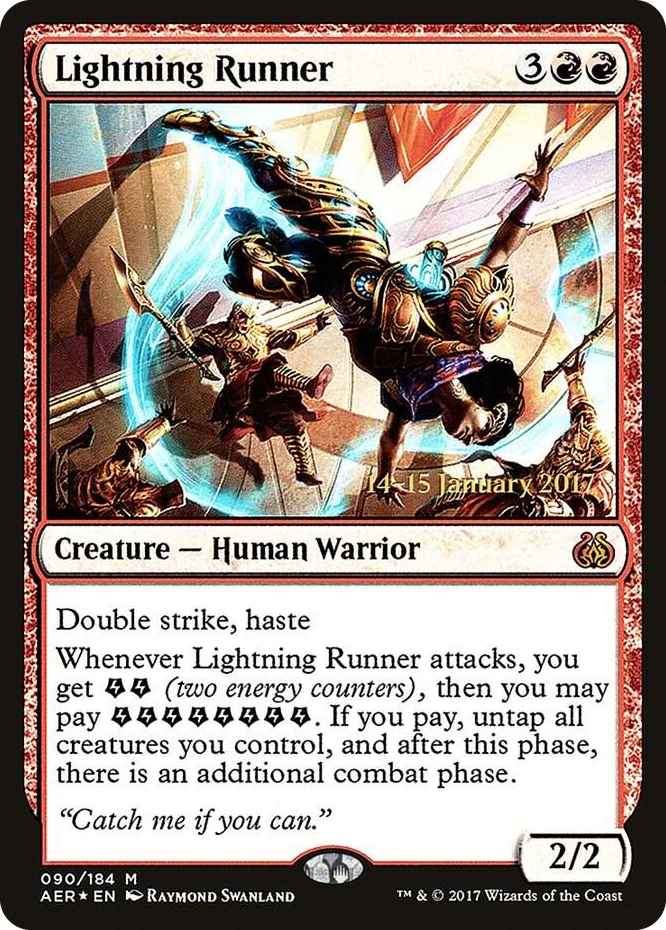 0090 Lightning Runner M Prerelease Cards
