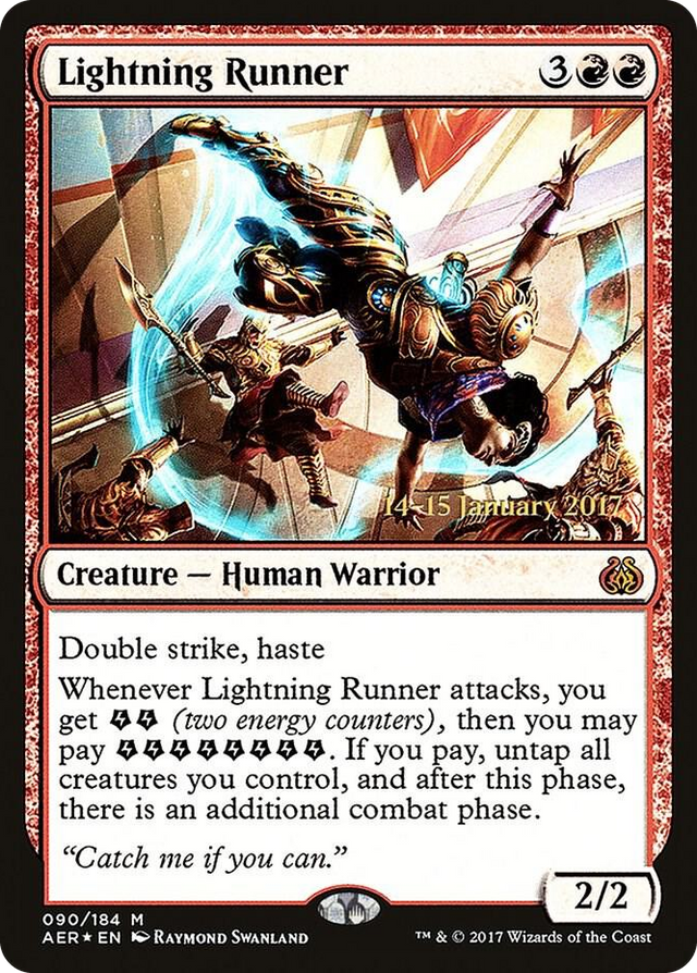 0090 Lightning Runner M Prerelease Cards