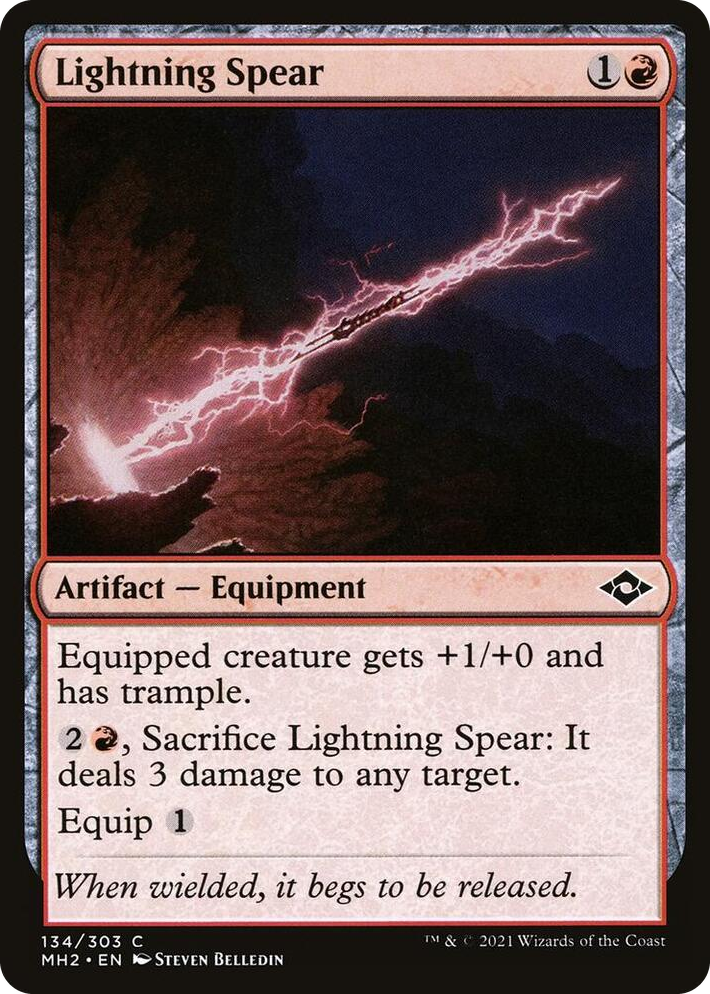 0134 Lightning Spear C Modern Horizons 2