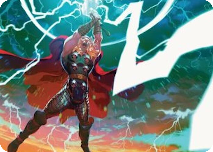 0011 Lightning Strike Art Card S Art Series: Marvel Super Heroes