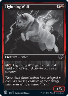 0435 Lightning Wolf C Innistrad: Double Feature