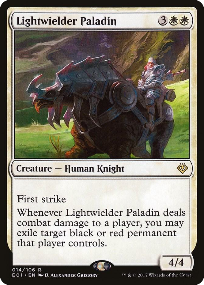 Lightwielder Paladin #14 R - Archenemy: Nicol Bolas Pokemon card