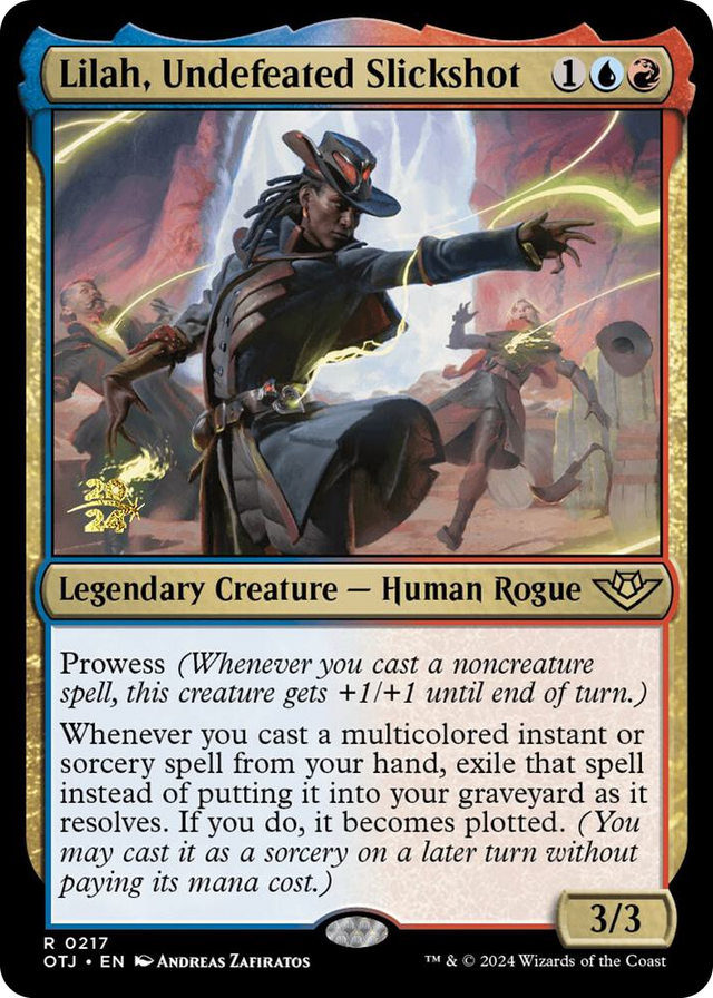 0217 Lilah, Undefeated Slickshot R Prerelease Cards