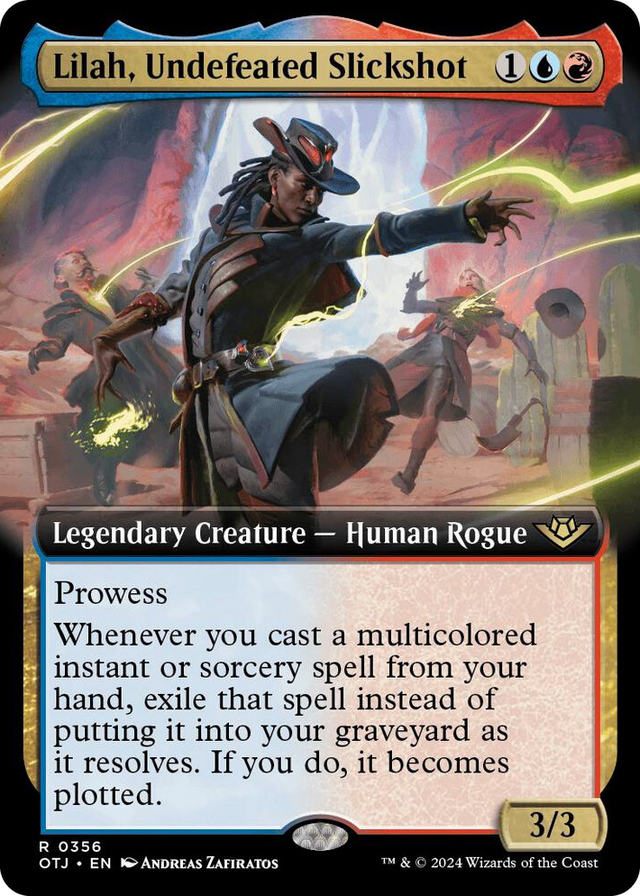 0356 Lilah, Undefeated Slickshot (Extended Art) R Outlaws of Thunder Junction