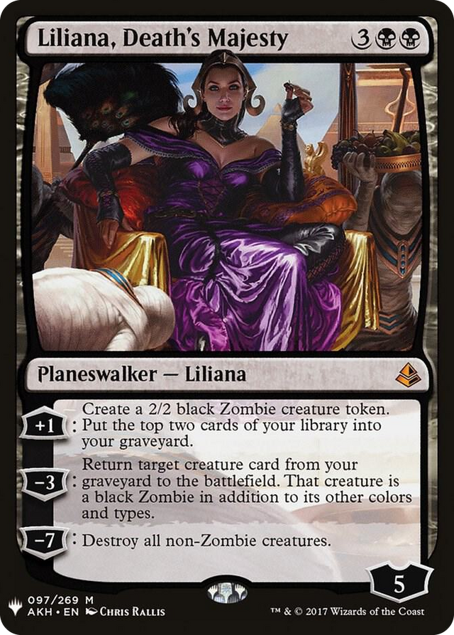 0097 Liliana, Death's Majesty M The List Reprints