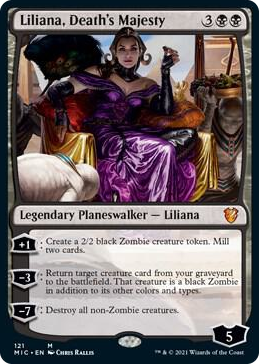 0121 Liliana, Death's Majesty M Commander: Innistrad: Midnight Hunt