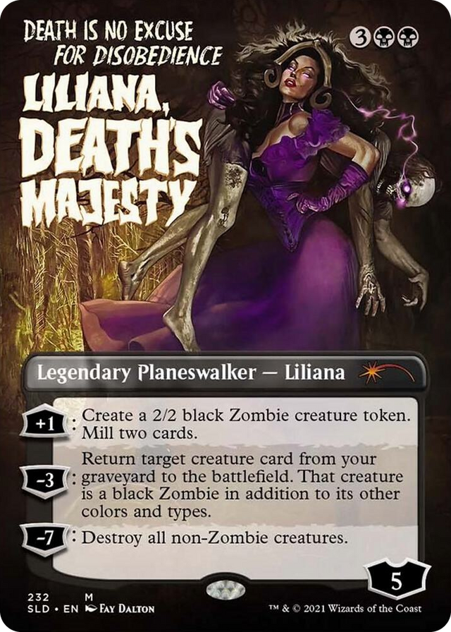 0232 Liliana, Death's Majesty M Secret Lair Drop Series