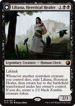 0014 Liliana, Heretical Healer M From the Vault: Transform