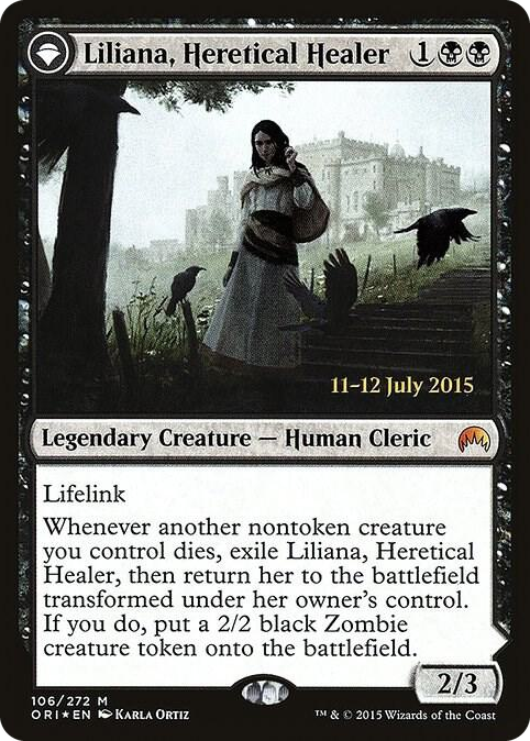 Liliana, Heretical Healer #106 M - Prerelease Cards Pokemon card