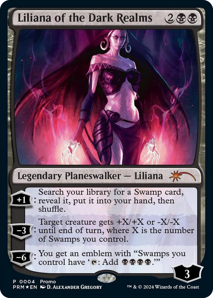 Liliana of the Dark Realms #4 P - Media Promos Pokemon card