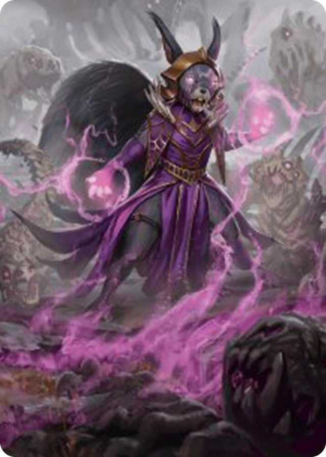 0051 Liliana of the Dark Realms Art Card S Art Series: Bloomburrow