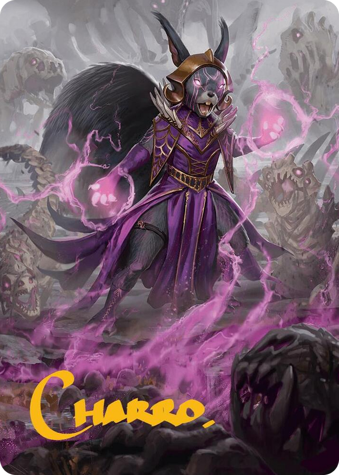 Liliana of the Dark Realms Art Card (Gold-Stamped Signature) #51 S - Art Series: Bloomburrow Pokemon card