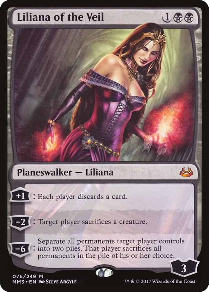 Liliana of the Veil #76 M - Modern Masters 2017 Pokemon card