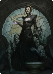 0024 Liliana of the Veil Art Card S Art Series: Dominaria United