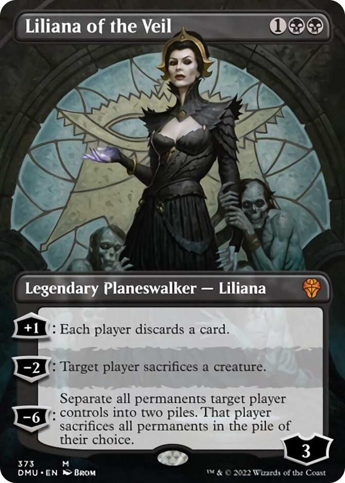 0373 Liliana of the Veil (Borderless) M Dominaria United