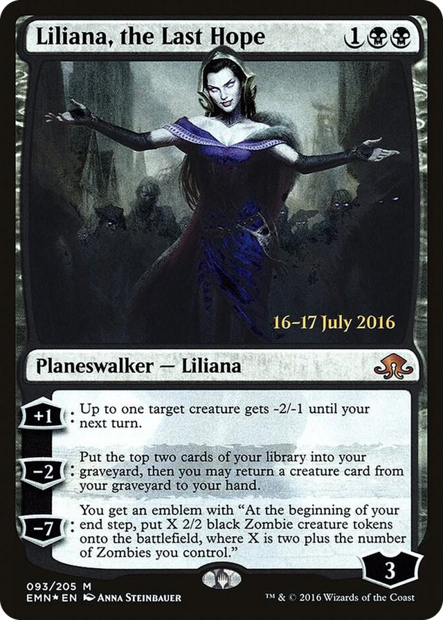 0093 Liliana, the Last Hope M Prerelease Cards