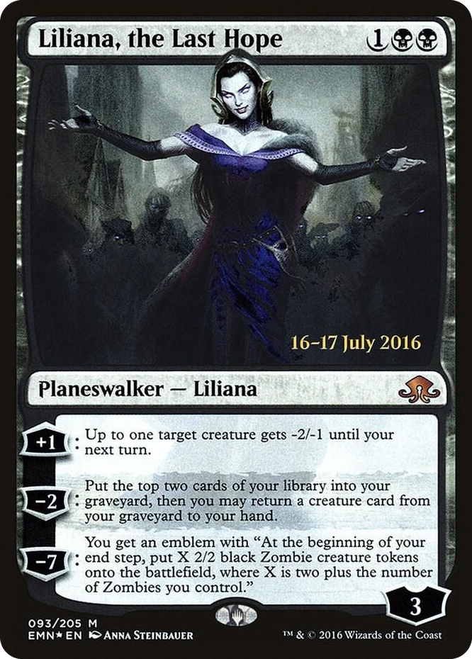 Liliana, the Last Hope #93 M - Prerelease Cards Pokemon card