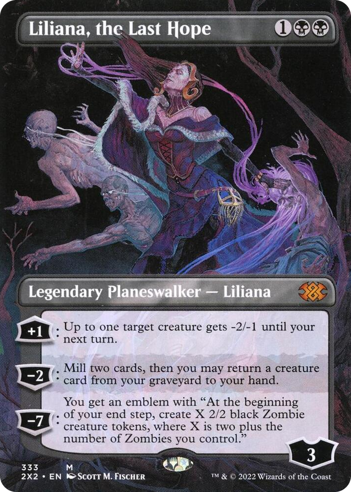 0333 Liliana, the Last Hope (Borderless) M Double Masters 2022