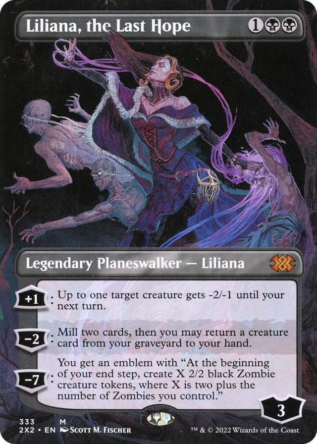 0333 Liliana, the Last Hope (Borderless) M Double Masters 2022