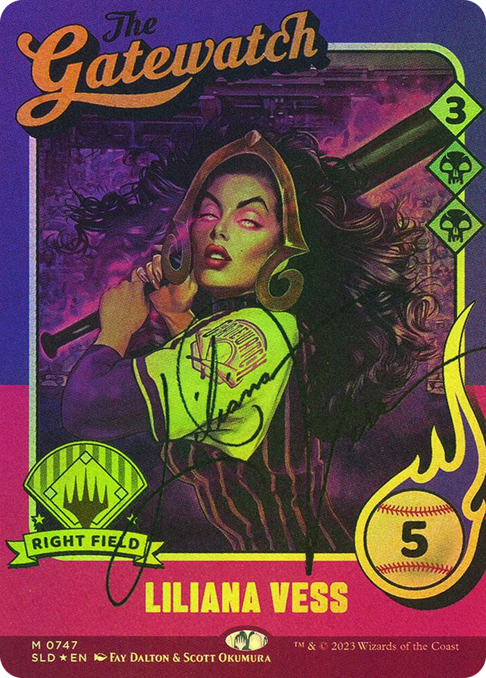 Liliana Vess (747) (Autographed) #747 M - Secret Lair Drop Series Pokemon card