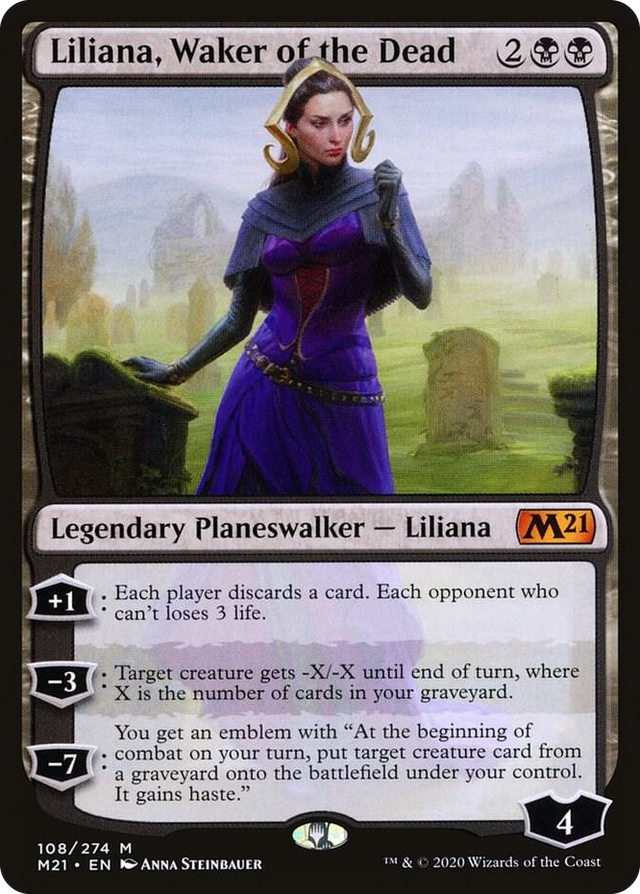 0108 Liliana, Waker of the Dead M Core Set 2021