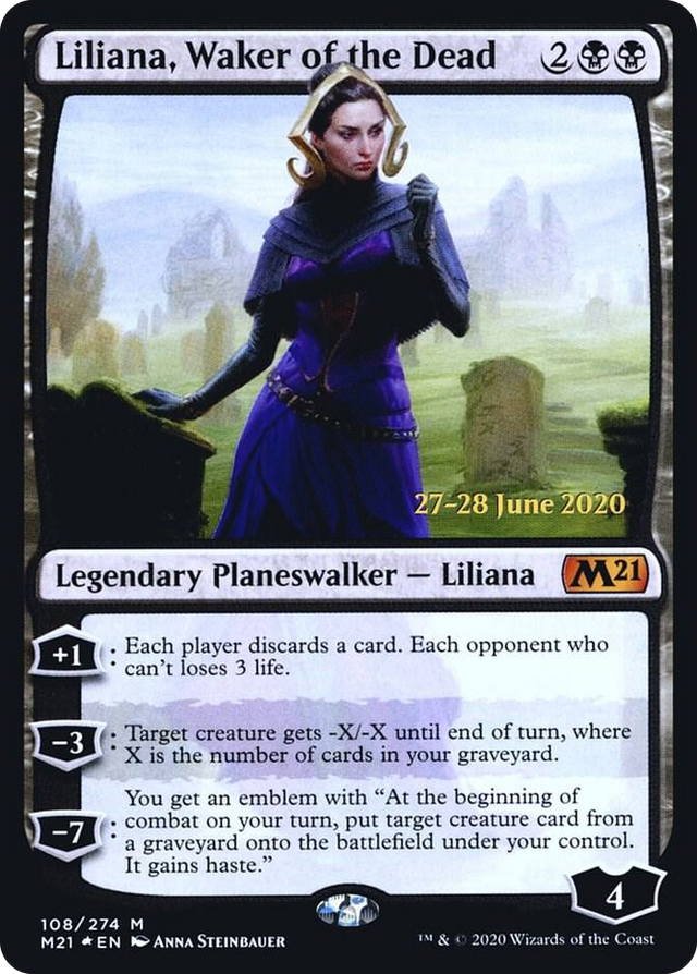 0108 Liliana, Waker of the Dead M Prerelease Cards