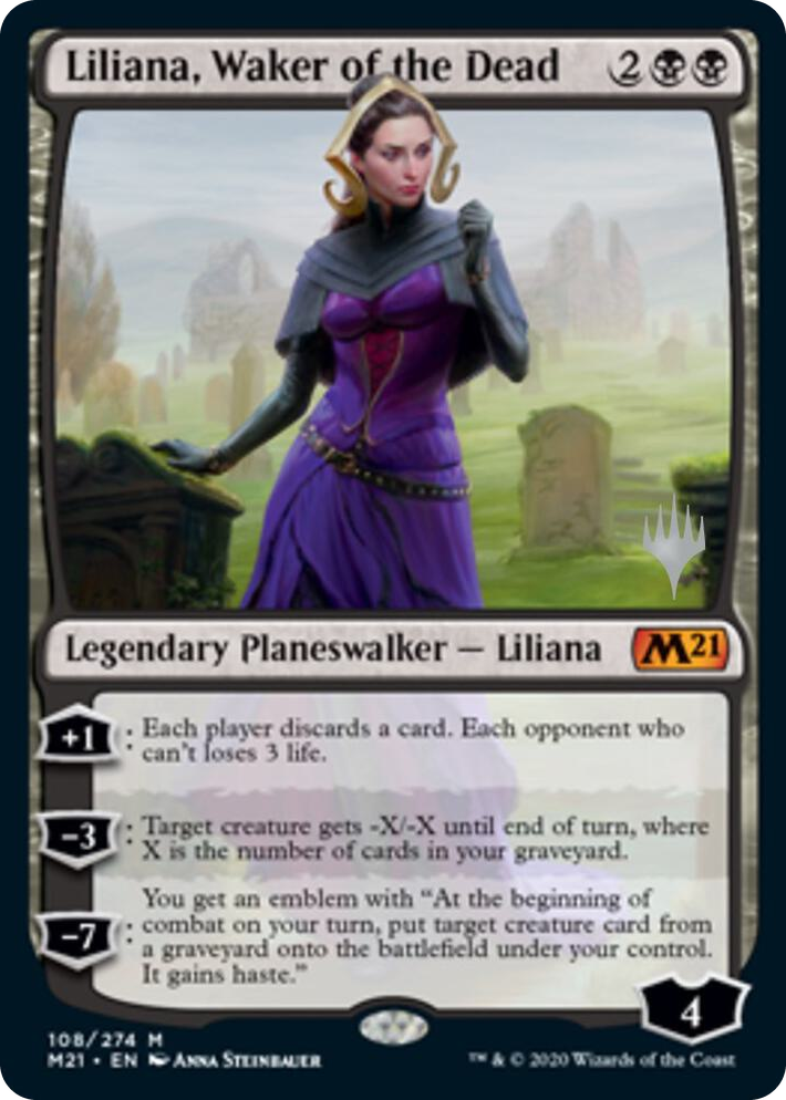 0108 Liliana, Waker of the Dead M Promo Pack: Core Set 2021