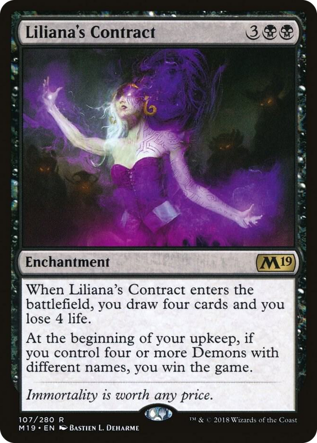 0107 Liliana's Contract R Core Set 2019