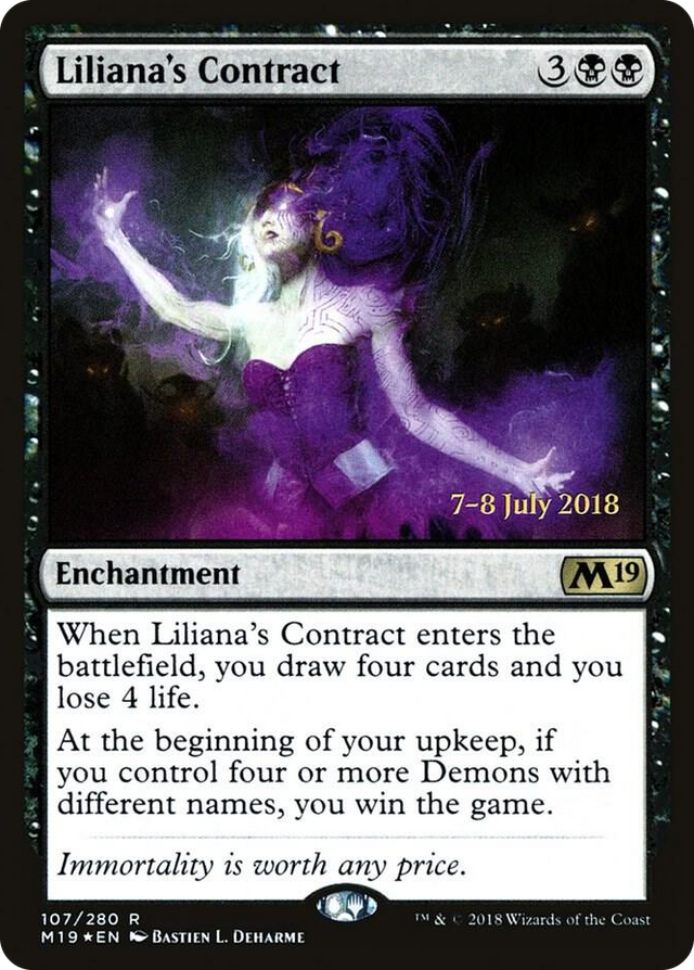 0107 Liliana's Contract R Prerelease Cards