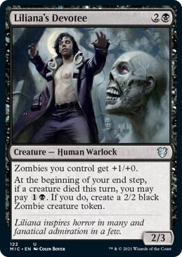 0122 Liliana's Devotee U Commander: Innistrad: Midnight Hunt