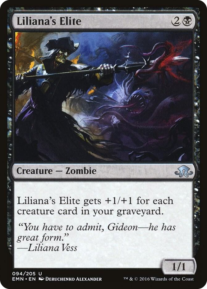 Liliana's Elite #94 U - Eldritch Moon Pokemon card