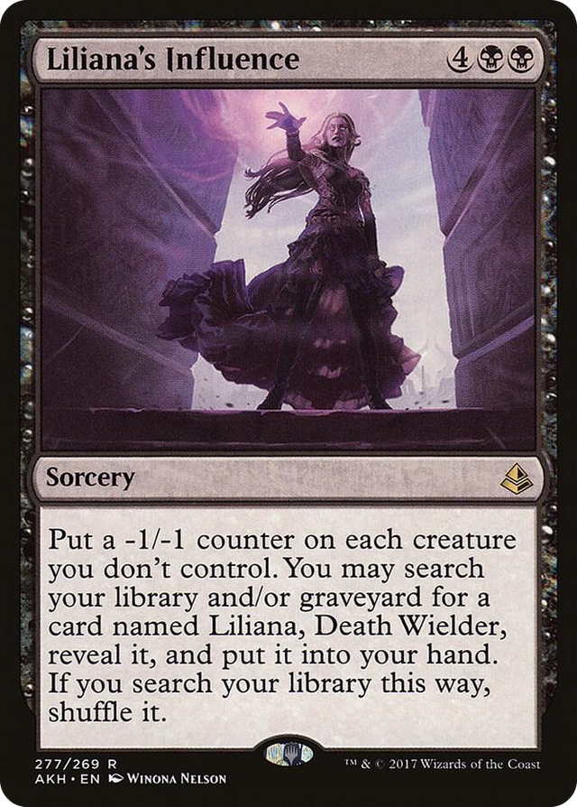 0277 Liliana's Influence R Amonkhet