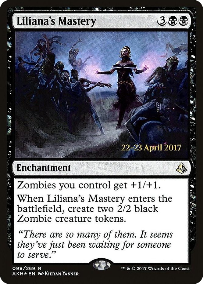 0098 Liliana's Mastery R Prerelease Cards