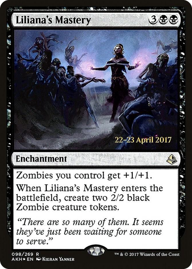 0098 Liliana's Mastery R Prerelease Cards