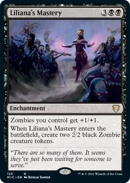 0123 Liliana's Mastery R Commander: Innistrad: Midnight Hunt