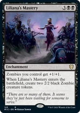 0123 Liliana's Mastery R Commander: Innistrad: Midnight Hunt