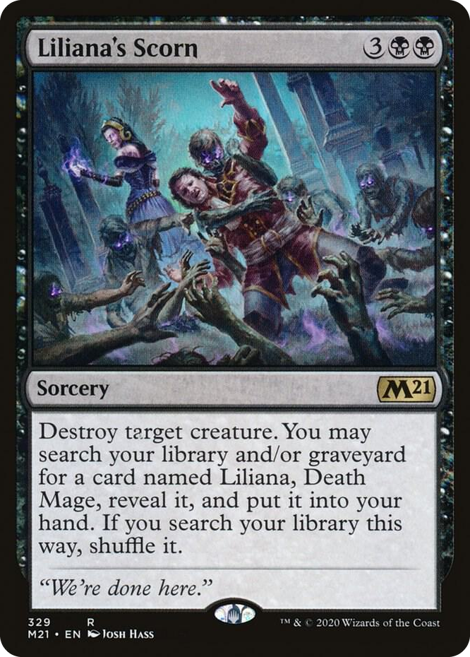 0329 Liliana's Scorn R Core Set 2021